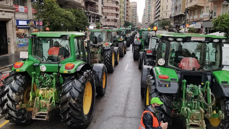 tractorada en León