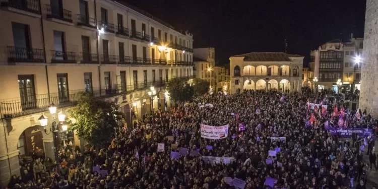 Calles cortadas en León